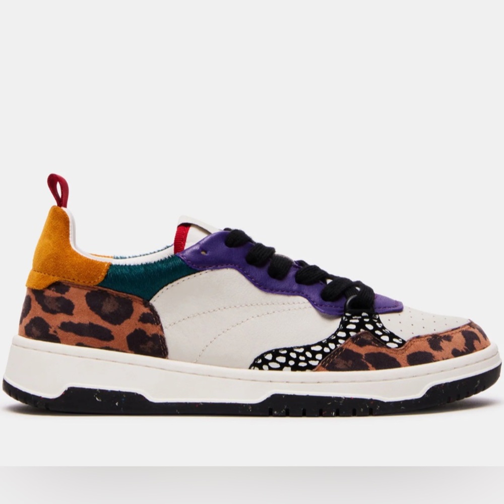 Steve Madden Multicolor Animal Print Sneakers – Size 9.5 – Like New